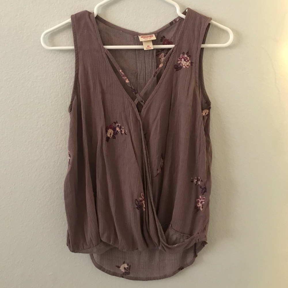 Purple Floral Tanktop